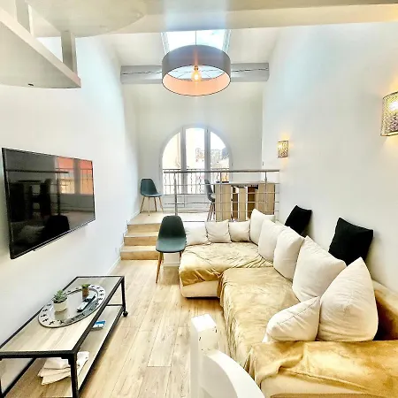 Lägenhet New Loft 2 Bedroom Flat Croisette / Palais Des Festivals *