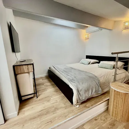 New Loft 2 Bedroom Flat Croisette / Palais Des Festivals Lägenhet *